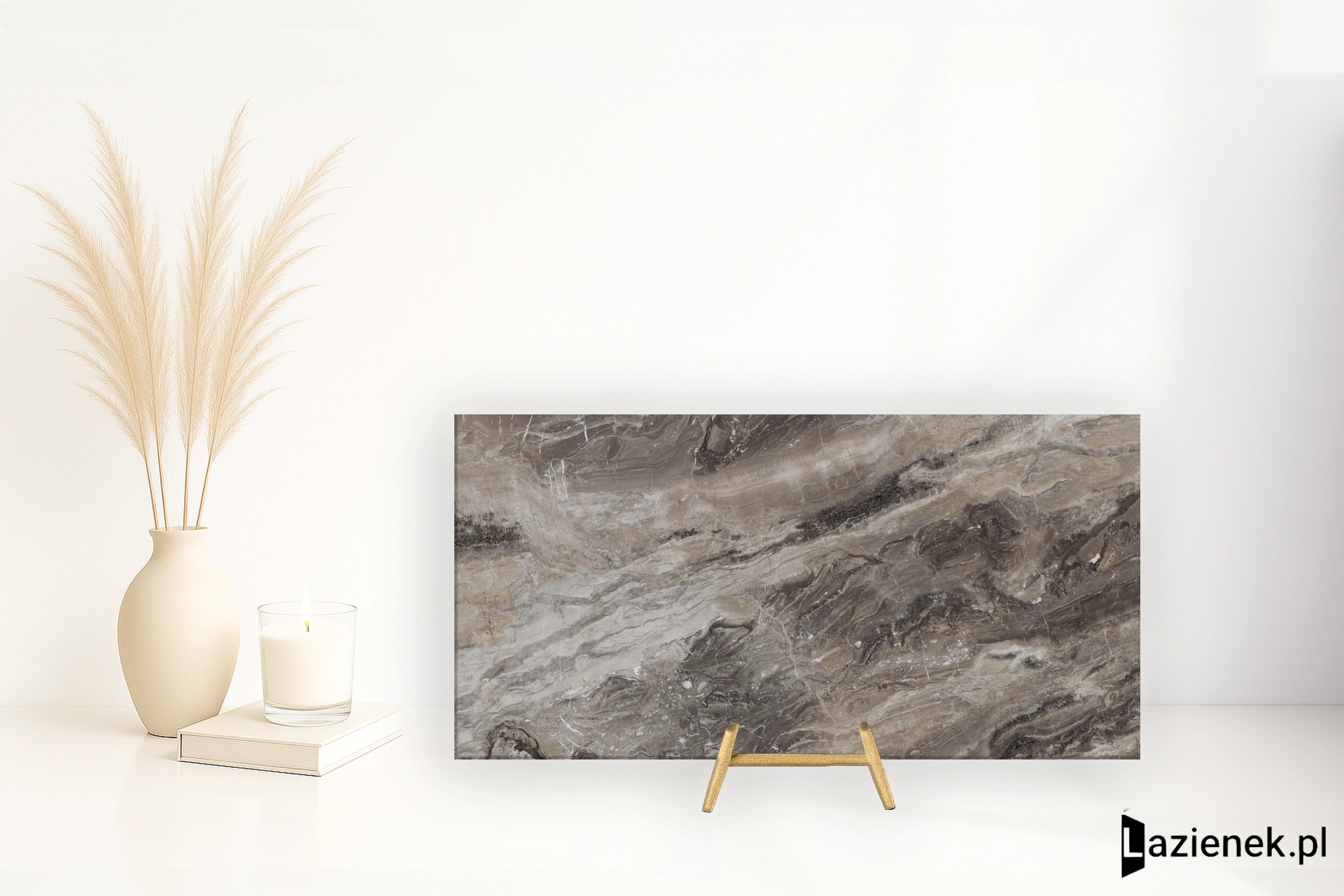 Graniti Fiandre Marmi Maximum Arabescato Orobico A polerowana 150x300 cm gr. 6 mm - płytka rektyfikowana / GFAA5A1U010A2